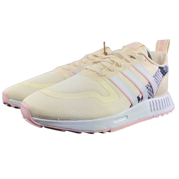 Adidas Women's Multix Snakeskin Ecru Tint Pink White Shoes HR1216 Sizes 7 - 10.5 - Picture 6 of 9